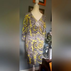 Venus Dress /Tunic, Cleavage Medallion detail